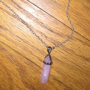 Light Pink Crystal Necklace